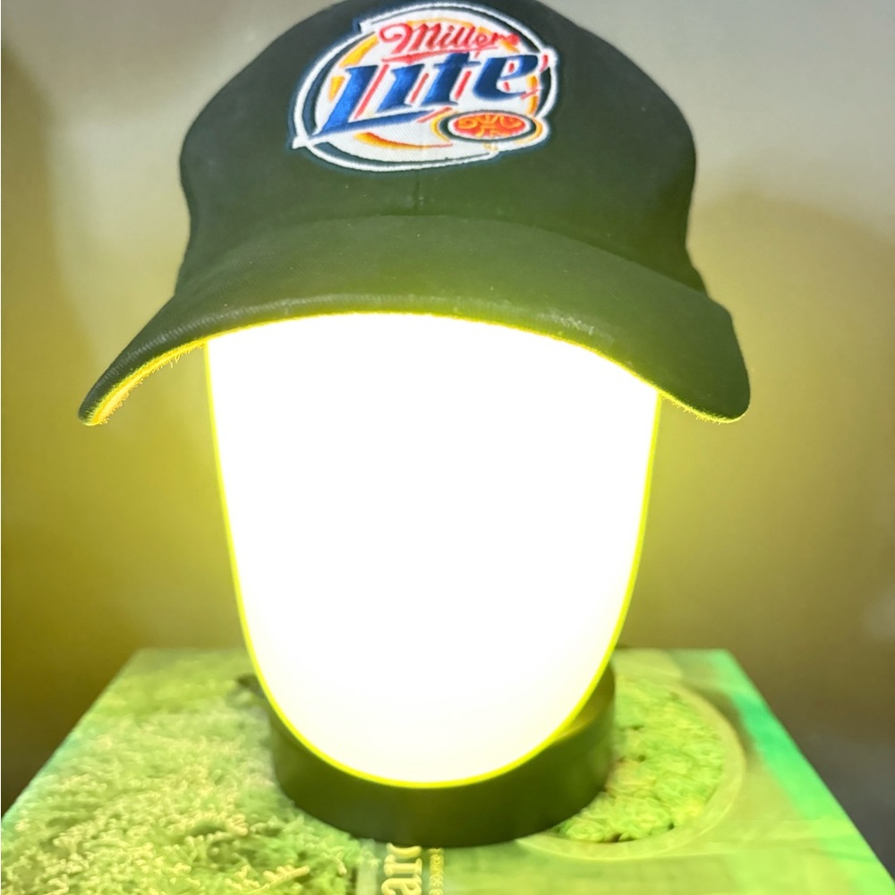 Miller Lite Navy Blue Miller time ball‎ hat 2008 excellent condition